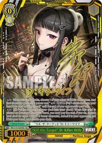"Kill the Target" D: Killer Wife (SEC) - GODDESS OF VICTORY: NIKKE Vol.2 - Weiss Schwarz card
