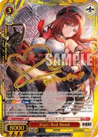 Rapi: Red Hood (SEC) - GODDESS OF VICTORY: NIKKE Vol.2 - Weiss Schwarz card