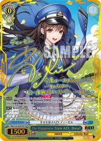 The Happiness Train AZX, Diesel (SSP) - GODDESS OF VICTORY: NIKKE Vol.2 - Weiss Schwarz card