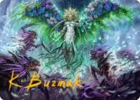 Kindred Judgment Art Card (Gold-Stamped Signature) - Art Series: Reality Fracture - Magic: The Gathering card
