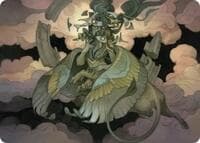 Sphinx of False Conclusions Art Card - Art Series: Reality Fracture - Magic: The Gathering card