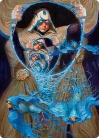 The Theorist, Jace Beleren Art Card - Art Series: Reality Fracture - Magic: The Gathering card
