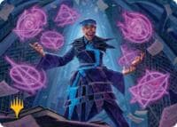 Dark Matter Manipulator Art Card (Gold-Stamped) - Art Series: Reality Fracture - Magic: The Gathering card