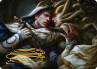 Vraska's Final Mercy Art Card (Gold-Stamped Signature) - Art Series: Reality Fracture - Magic: The Gathering card