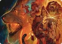 Way of the Warlord Art Card - Art Series: Reality Fracture - Magic: The Gathering card