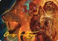 Way of the Warlord Art Card (Gold-Stamped Signature) - Art Series: Reality Fracture - Magic: The Gathering card