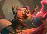 Master of Barbs Art Card - Art Series: Reality Fracture - Magic: The Gathering card