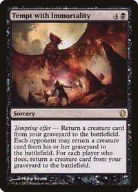 Tempt with Immortality - Commander 2013 - Magic: The Gathering card