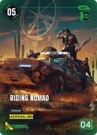 Riding Nomad - Edgerunner Open Season 1 - Cyberpunk TCG card