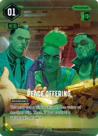 Peace Offering - Edgerunner Open Season 1 - Cyberpunk TCG card