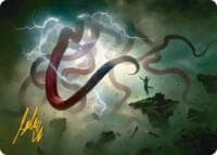 Omnipresence Art Card (Gold-Stamped Signature) - Art Series: Reality Fracture - Magic: The Gathering card