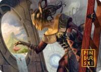 Something Worth Saving Art Card (Gold-Stamped Signature) - Art Series: Reality Fracture - Magic: The Gathering card