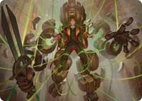Tethermage's Advantage Art Card - Art Series: Reality Fracture - Magic: The Gathering card