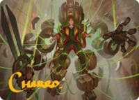 Tethermage's Advantage Art Card (Gold-Stamped Signature) - Art Series: Reality Fracture - Magic: The Gathering card