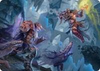 Garruk, Veiled Butcher // Garruk, Curse Breaker Art Card - Art Series: Reality Fracture - Magic: The Gathering card