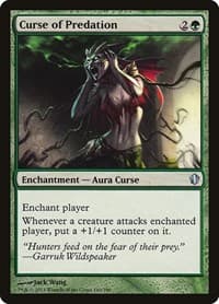 Curse of Predation - Commander 2013 - Magic: The Gathering card