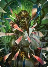 Simulacrum Shaper Art Card (Gold-Stamped Signature) - Art Series: Reality Fracture - Magic: The Gathering card