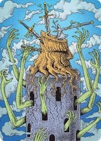 Flourishing Grapple Art Card - Art Series: Reality Fracture - Magic: The Gathering card