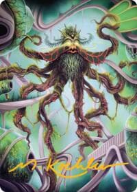 Verdant Kraken Art Card (Gold-Stamped Signature) - Art Series: Reality Fracture - Magic: The Gathering card