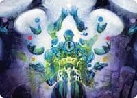 Avatar of Burgeoning Echoes Art Card - Art Series: Reality Fracture - Magic: The Gathering card