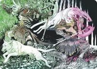 Ferocity of the Hunt Art Card - Art Series: Reality Fracture - Magic: The Gathering card