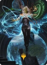 Tam, the Possibility Art Card (Gold-Stamped) - Art Series: Reality Fracture - Magic: The Gathering card