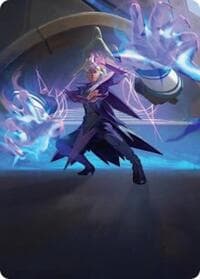 Null Summoner Art Card - Art Series: Reality Fracture - Magic: The Gathering card