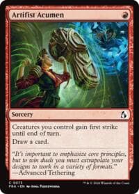 Artifist Acumen - Reality Fracture - Magic: The Gathering card