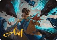 Proctor of Potential Art Card (Gold-Stamped Signature) - Art Series: Reality Fracture - Magic: The Gathering card