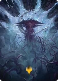 Emrakul, the Exigent Doom Art Card (Gold-Stamped) - Art Series: Reality Fracture - Magic: The Gathering card