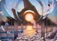 Deserted Beach Art Card - Art Series: Reality Fracture - Magic: The Gathering card