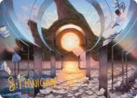 Deserted Beach Art Card (Gold-Stamped Signature) - Art Series: Reality Fracture - Magic: The Gathering card