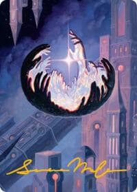 Hall of Echoes Art Card (Gold-Stamped Signature) - Art Series: Reality Fracture - Magic: The Gathering card