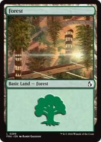 Forest (0289) - Reality Fracture - Magic: The Gathering card