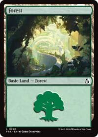 Forest (0290) - Reality Fracture - Magic: The Gathering card