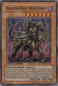Phantom Beast Rock-Lizard - Force of the Breaker - YuGiOh card