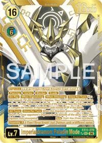 Imperialdramon: Paladin Mode (Rare Pull) - Chivalrous XIII - Digimon Card Game card