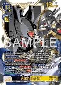 Alphamon (Alternate Art) - Chivalrous XIII - Digimon Card Game card