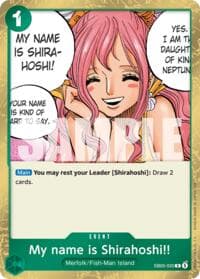 My name is Shirahoshi!! - Extra Booster: One Piece Heroines Edition Vol. 2 - One Piece Card Game card