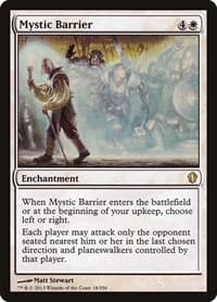 Mystic Barrier - Commander 2013 - Magic: The Gathering card