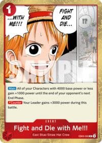 Fight and Die with Me!!! - Extra Booster: One Piece Heroines Edition Vol. 2 - One Piece Card Game card