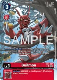 Guilmon (Extended Art) - Chivalrous XIII - Digimon Card Game card