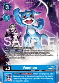 Veemon (Extended Art) - Chivalrous XIII - Digimon Card Game card