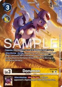 Dorumon (Extended Art) - Chivalrous XIII - Digimon Card Game card