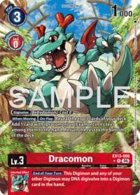 Dracomon (Extended Art) - Chivalrous XIII - Digimon Card Game card
