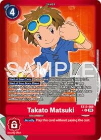 Takato Matsuki (Limited Foil) - Chivalrous XIII - Digimon Card Game card