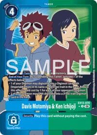 Davis Motomiya & Ken Ichijoji (Limited Foil) - Chivalrous XIII - Digimon Card Game card
