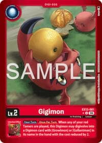 Gigimon (Limited Foil) - Chivalrous XIII - Digimon Card Game card