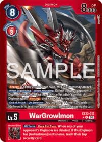 WarGrowlmon (Limited Foil) - Chivalrous XIII - Digimon Card Game card