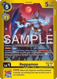 Reppamon (Limited Foil) - Chivalrous XIII - Digimon Card Game card